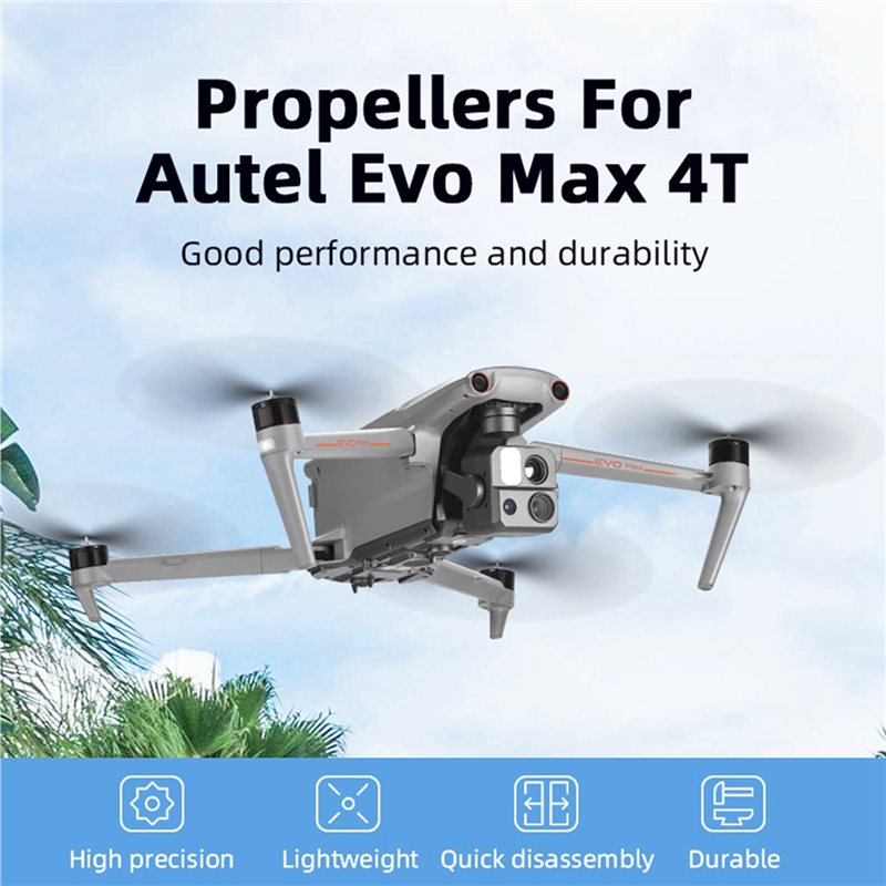 Hélices de liberación rápida A - Autel Drone Evo Max 4T reseña y precio