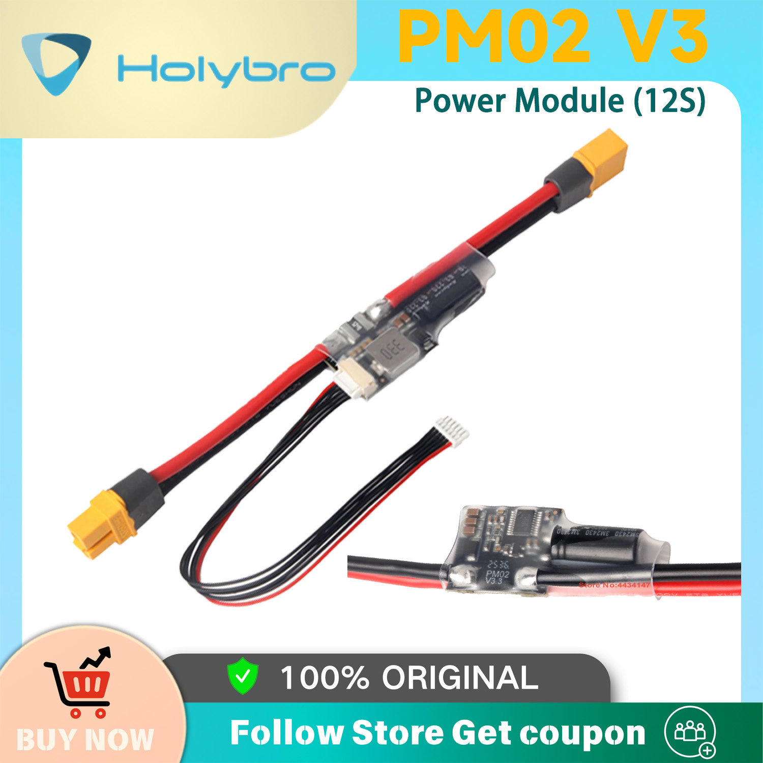 Holybro PM02D módulo de potenc - Drone Kit Hexacopter reseña y precio