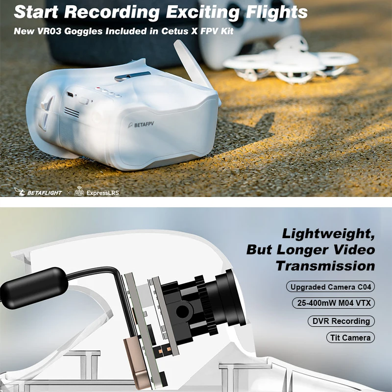 Kit Cetus X FPV, transmisor de - Drone Kit Beginner reseña y precio