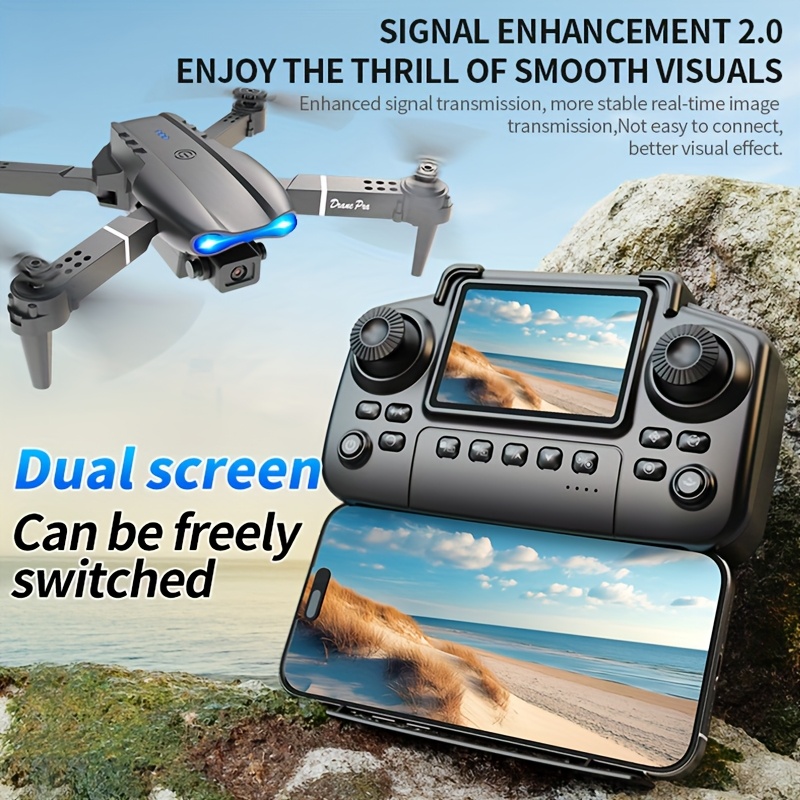 Dron plegable E99 PRO MAX con  - Drone Kit Beginner reseña y precio